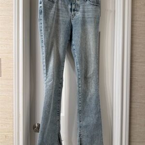 Express Light Blue Flare Jeans